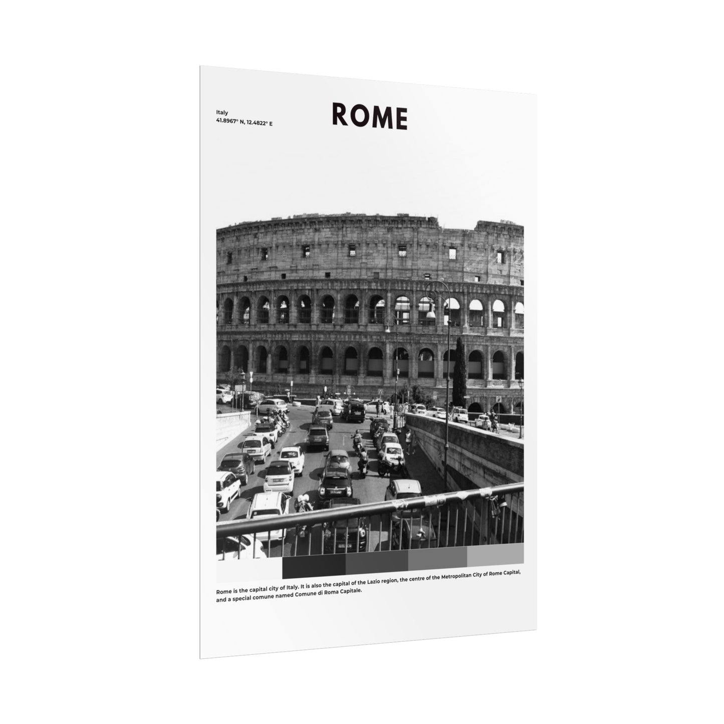 Rome Travel Poster | Italian Capital Wall Art Print & Home Decor - Volyart