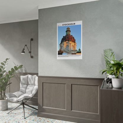 Stockholm Travel Poster | Swedish Capital Wall Art Print & Home Decor - Volyart