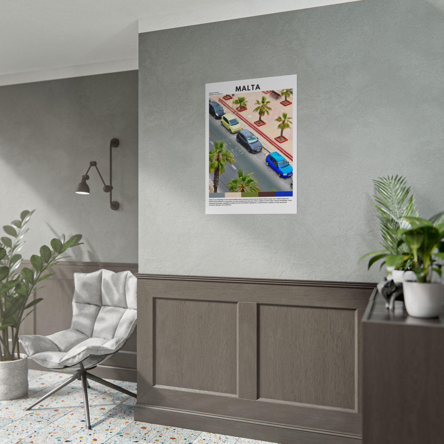 Malta Travel Poster | Mediterranean Island Wall Art Print & Home Decor - Volyart